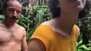 MR and DJ Randomshuffle - 4k Sunrise Public Fuck Outside Hairy Milf Saggy Tits Husband Yum Cum Big Bushy Brown Cock-0