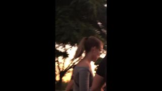 Tight clingy dress reveals big butt and thong-5