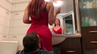 PETITE PRINCESS FEMDOM: "MISTRESS SOFI IN RED DRESS USE CHAIR SLAVE - IGNORE FACESITTING FEMDOM" (1080 HD) (2025)-6