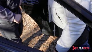 Hot babe hitchhiker get fucked, robbed and abandoned on the road in the middle of the forest HD 4K-3