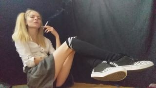 Mistress Marlena - Bad Schoolgirl Smokes - Smoking-2