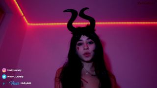 MollyKelt - Halloween witch of dicks got cum in mouth-0