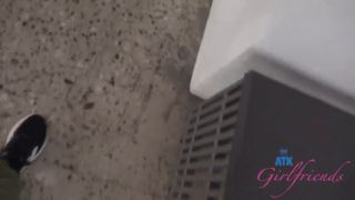 Girlfriend Day Date with Remi Raw at the car museum and back at the room sucking cock-3