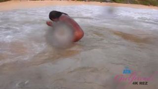 Atk girlfriends with noemie bilas in you take noemie out, then back home to fuck her asshole-1