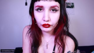 Spit Play in Red Latex Gloves Webcam!-0