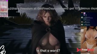 Elden Ring rule 34  Watching Melina while chat controls my vibrator-2