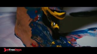 [GetFreeDays.com] Pies Sensuales Jugando con Pintura - Arte and Erotismo en Cada Huella Porn Clip November 2022-5