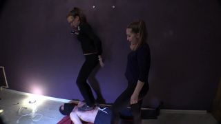 Young Cruel Girls - Mistresses Trample Sleeping Slave At Night [Trampling, Crushing, Young Mistress] - humiliation - femdom porn nikki hunter femdom-3