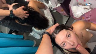 Video Risky Sex  Hard FaceFuck 24yo Beauty In Mass Market Fitting R...-6