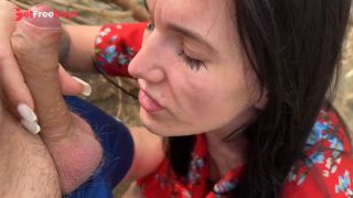 Car Ride to the River Ends with Wet Pleasure POV Roadside Fun-7