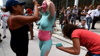 Bodypainting at the Whitney Museum - 2-2