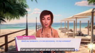 Stockings SEX Amnesia - Lover Sim EP 6  Jerking off my dick with her feet-0