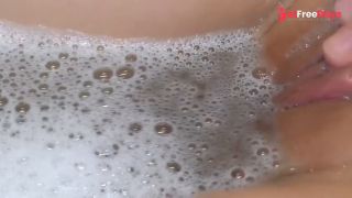 [GetFreeDays.com] Wife plays with dildo on bath and water jet masturbations - Clit orgasm Adult Clip March 2023-9