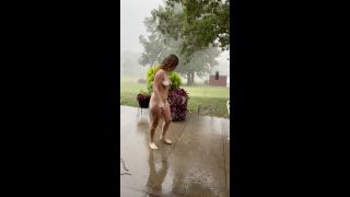 Onlyfans - CountryBanger - Heres the full length video of me playing naked in a rainstorm  I figured I - 23-09-2021-2