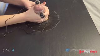 Close-Up Teasing Cock Massage With Vibrator - Massive Cum-4