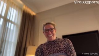 TonyRopeUK Interracial Blowjob video with Ava Austen in Leopard Outfit Giving BBC Deepthroat on ManyVids TONYROPEUK, Ava Austen  interracial-1