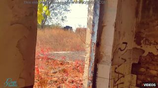 Amateur Outdoor Cumshot In Pantiess - Public-0