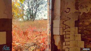 Amateur Outdoor Cumshot In Pantiess - Public-2