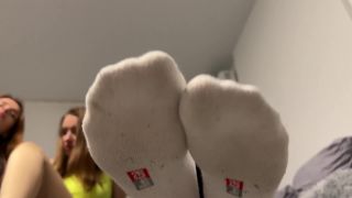 online clip 44 ppfemdom – Armpits Worship Feet Sniffing And Sweat Fetish POV Femdom With Three Dommes, dutch femdom on pov -1