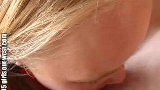 Leah and Chloe Make Love on the Hay lesbian Leah & Chloe-7
