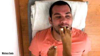 Mistress Enola - Nose And Face Flattening - Hard Trampling Slave Face - Foot Fetish-1