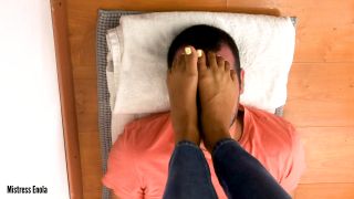 Mistress Enola - Nose And Face Flattening - Hard Trampling Slave Face - Foot Fetish-7