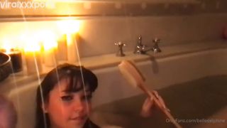 Belle Delphine Teases in Steamy Bath Video Leak  belle delphine pussy Belle Delphine-4