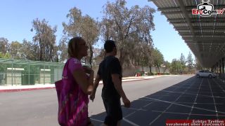 Milf With Big Natural Tits And Glasses Pick Up At The Street.-1