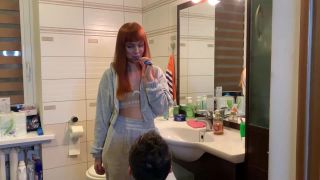 clip 5 Petite Princess FemDom – Redhead Girl Brushes Her Teeth and Spits in Slave s Mouth - femdom - fetish porn mia li femdom-3