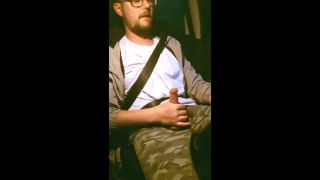 ShayUncut - Car jerk with cum on hand and taste test-2