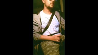 ShayUncut - Car jerk with cum on hand and taste test-5