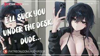 Youre Getting Me Wet... Your Tomboy Crush Supports You Under the Desk  ASMR Roleplay-3