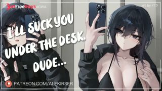 Youre Getting Me Wet... Your Tomboy Crush Supports You Under the Desk  ASMR Roleplay-6