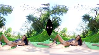 Outdoor VR Adventure with Petite Brunette Paula Shy UltraHD4-9