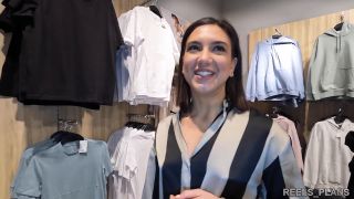 A Pretty French Girl Gets Anal Fucked In A Fitting Room By Two Of Her B-0