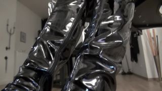 online xxx video 24 Calea Toxic teach you how to be her boot slave! POV on fetish porn satin femdom-6