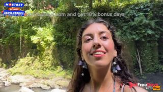 [GetFreeDays.com] Crazy CUMWALK on Public Waterfall Full of People Blowjob in Public Toilet Porn Clip May 2023-8