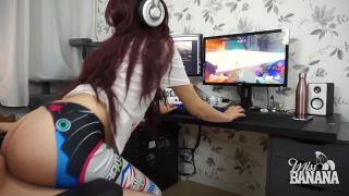 Overwatch D.VA having a quickie while gaming – Miss Banana on teen -5