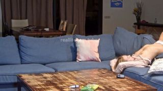 Reallifecam - Sara And Boyfriend Have Quick Missionary And Doggy Style And Cum On Body On The Sofa 27.06.2024 - SD 690P-2