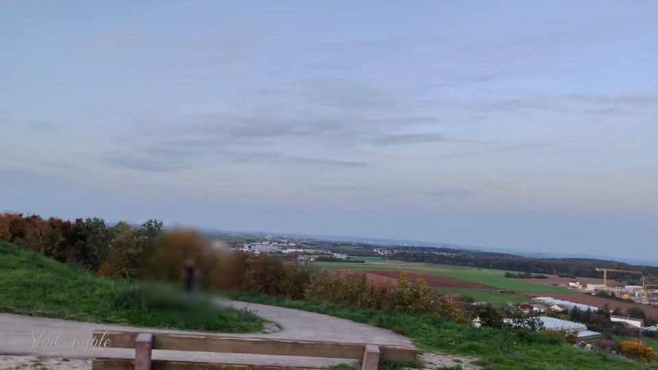 [GetFreeDays.com] Risky Handjob at a Busy Viewing Point - not sure if someone handjob watching porn