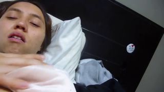 18 Year Cute Girl She is begging for a dick Naughty masturbation and orgasm with fingers-9
