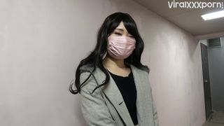 Japanese porn FC2__kaitori17 Japanese Babe Teasing in Elevator and Strips Showing Pink Lingerie and Thick Thighs -1