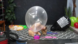 Custom Fetish - Amber Preps Large Balloons for Shoot - Fetish-3