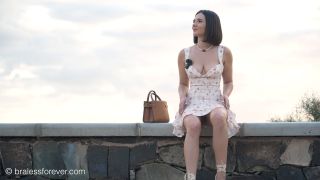 Eve Sweet Returns! Braless Teen Solo in 1440p Travel Adventure-8