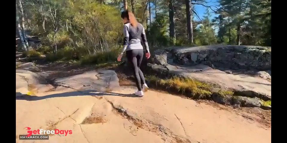 [GetFreeDays.com] Lunch Hike Masturbation On The Public Trail  Maya Mack Porn Stream January 2023