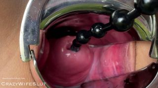 Crazywifeslut Fucking My Cervix And Peehole Closeup Dildo Rarewebcams Speculum (Amateur porn)-1