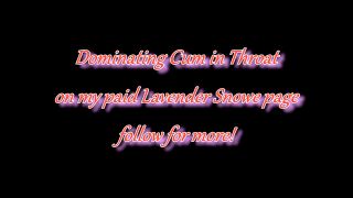Lavender Snowe - Knee High Boots Dominatrix in Glasses Gets Facefuck of a Lifetime! Insane Throbbing Cum in Throat!-9
