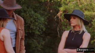 Blonde Outdoors in Threesome with Big Dick - Directed by Wom-6