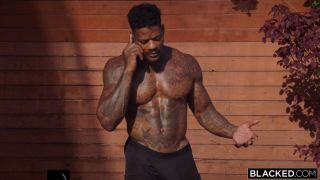 7124 Blonde Babe Skye Treats herself to BBC-2