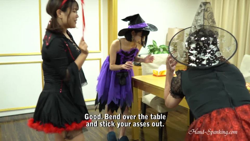 Late To Halloween Party (Eng Sub) – Hand-Spanking 2_En - [Webcam]